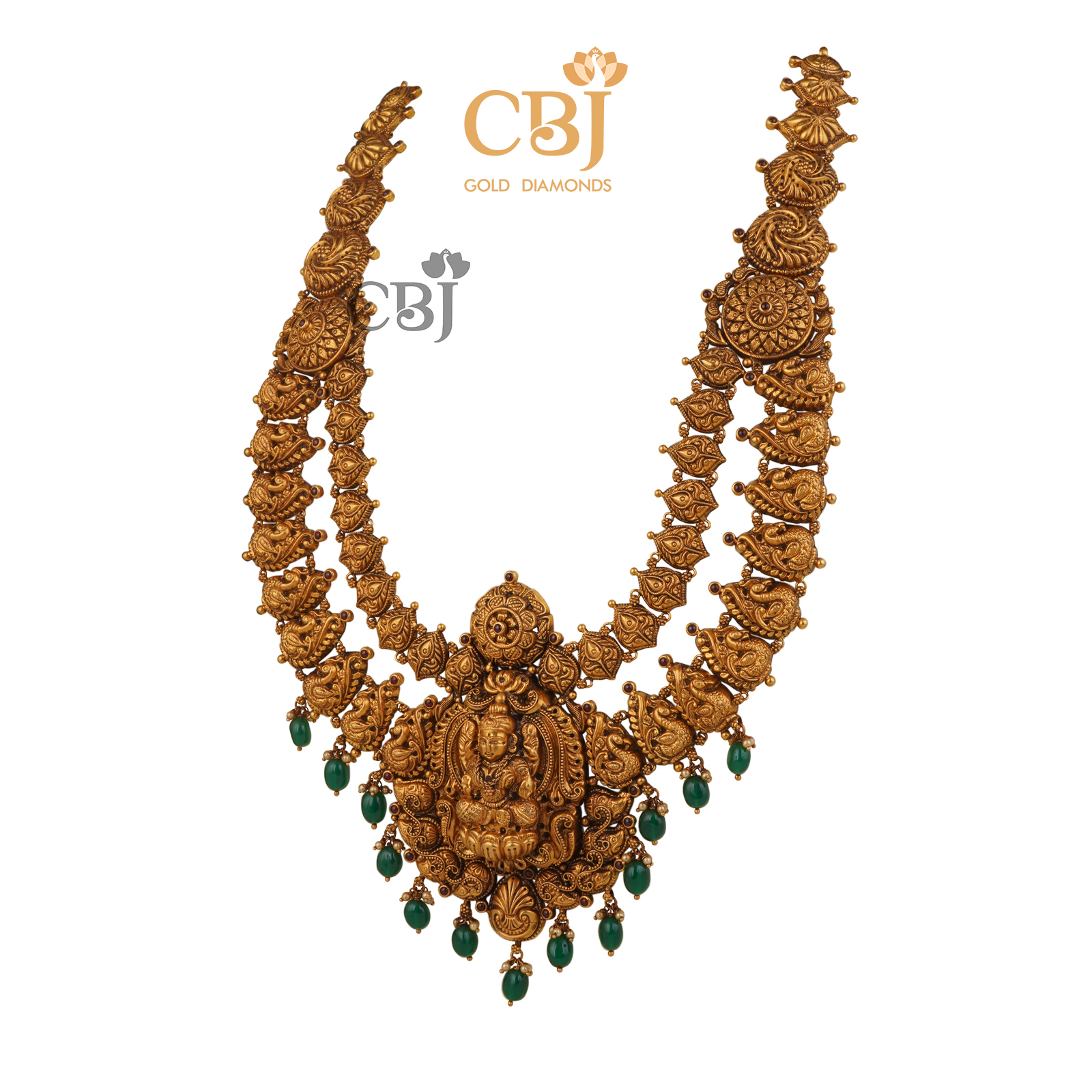 A 2-step deep nakas haram with emerald drops.